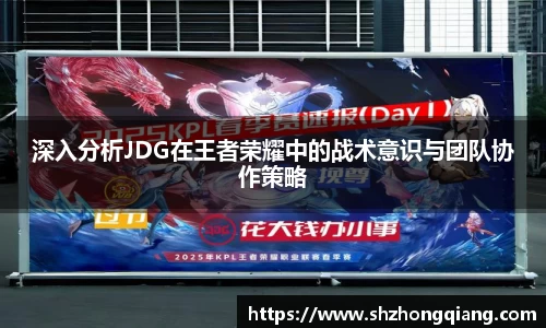 深入分析JDG在王者荣耀中的战术意识与团队协作策略